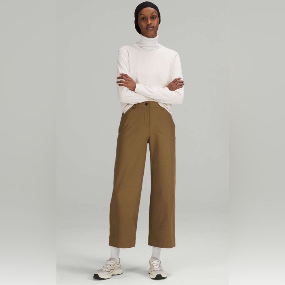 lululemon athletica Tan Wide-Leg Pants